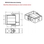 Dsservo Daseng RDS3225 High-Torque Dual-Axis Digital Steering Gear Metal Manipulator with High